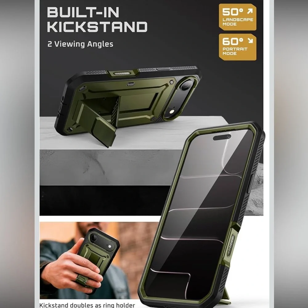 NIOB Unicorn Beetle Pro protective case for the iPhone Air in the color Guldan.